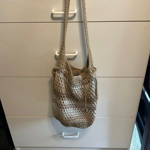 The Sak Crossbody Bucket Crochet Bag